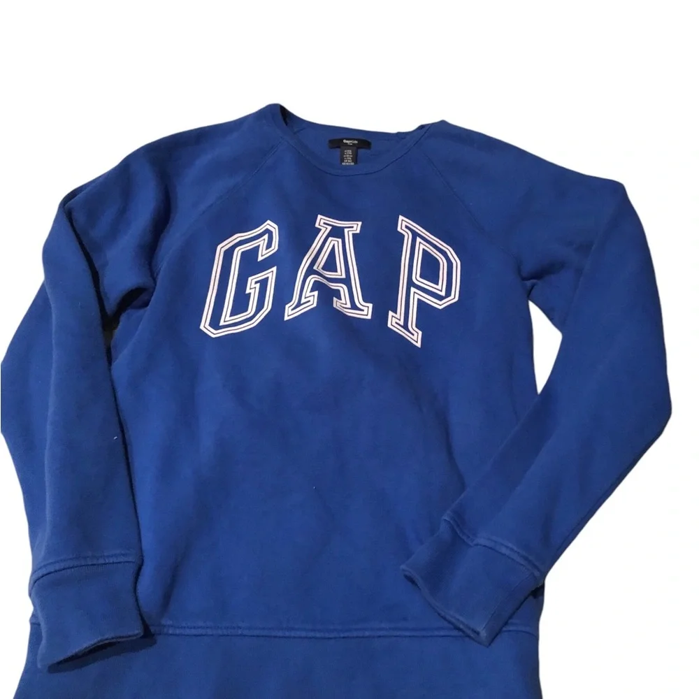 GAP Logo Blue‎ Relaxed Fit Sweatshirt Youth XXL